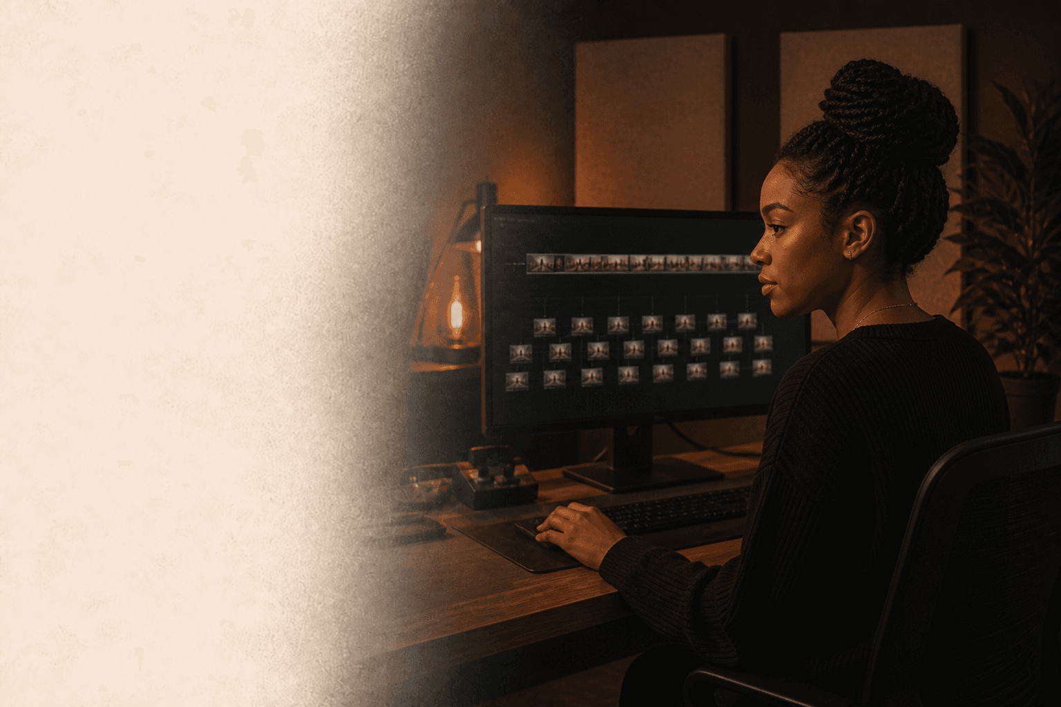 An editor turning one recording into many pieces of content